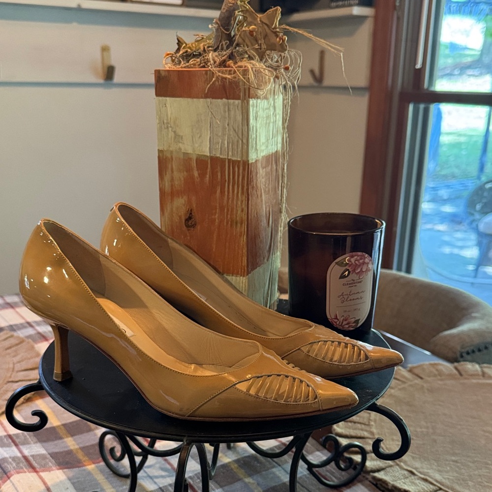 Jimmy Choo Elegant Tan Heels